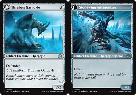Thraben Gargoyle/Stonewing Antagonizer